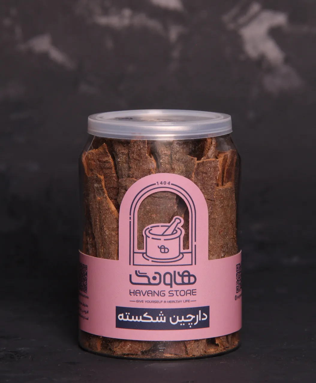 تصویر دارچین شکسته 80 گرم هاونگ